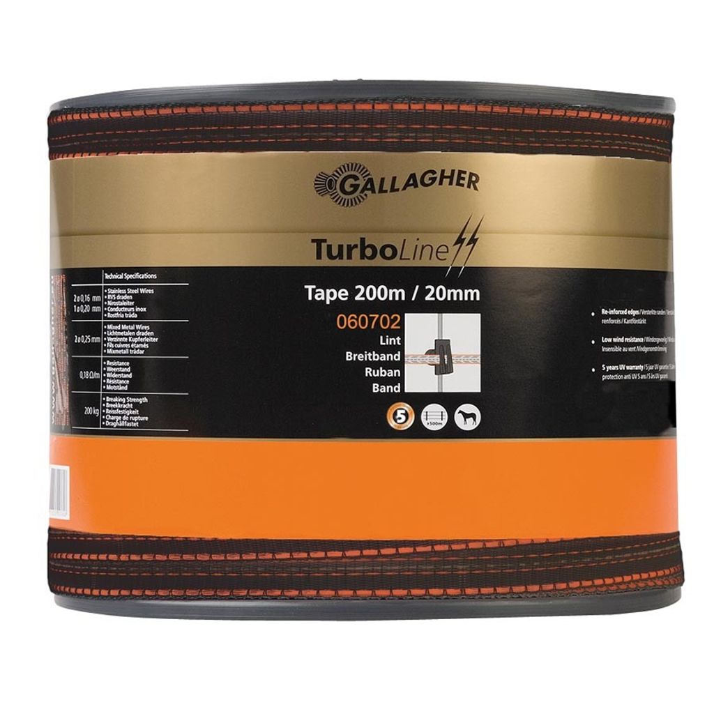 Gallagher Schriklint TurboLine (20 MM / Terra) - 200 metrů Obrázek produktu 