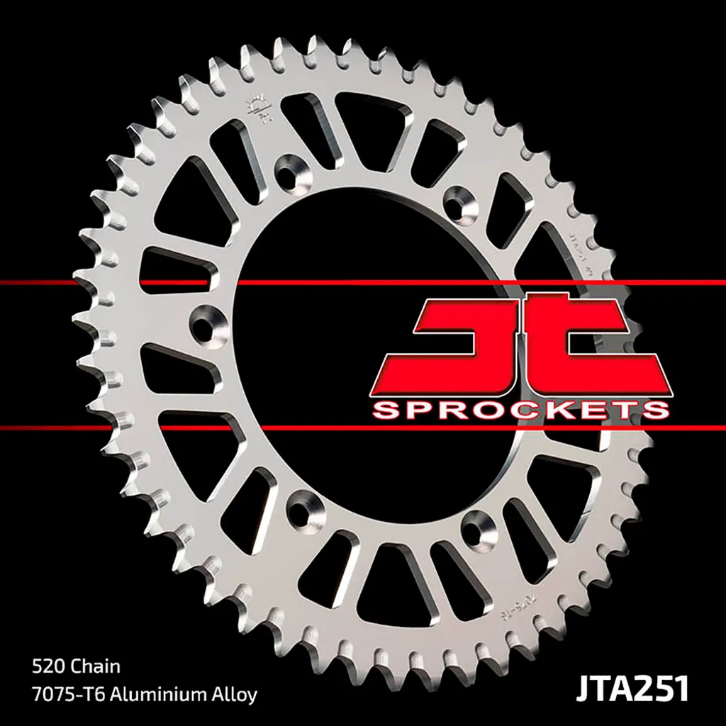 Pignone Posteriore JT Alluminio 50 Denti - Performance RaceLite Ergal