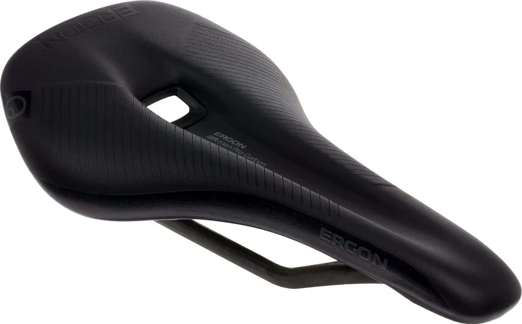 Selle Ergon SR Pro Carbon Men S/M noire stealth pour vélo 44062040