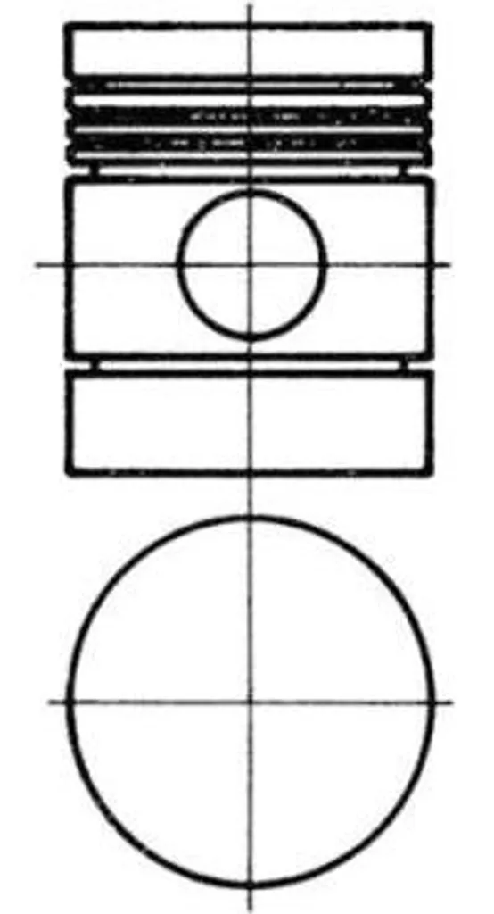 Piston KOLBENSCHMIDT 91130600 pour Jumper et 806 - Réf OE 0630079
