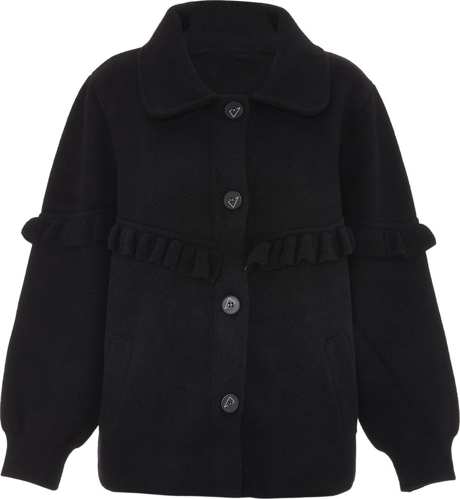 caneva damen strickjacke - schwarz, M
