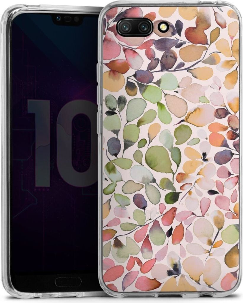 DeinDesign Handyhülle für Huawei Honor 10 Silikon Hülle Case Smartphone Schutzhülle Muster Pattern Eukalyptus