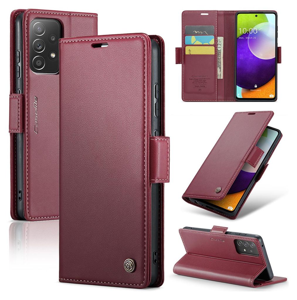 Galaxy A52 5G Housse, Portefeuille en cuir Porte-carte Image du produit 