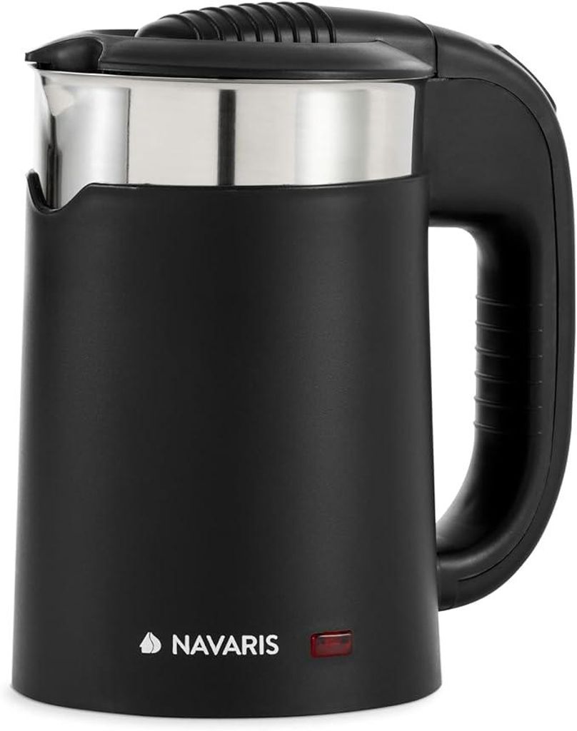 Navaris Bouilloire de voyage avec 0,5 litre - 16 x 11 x 17 Image du produit 