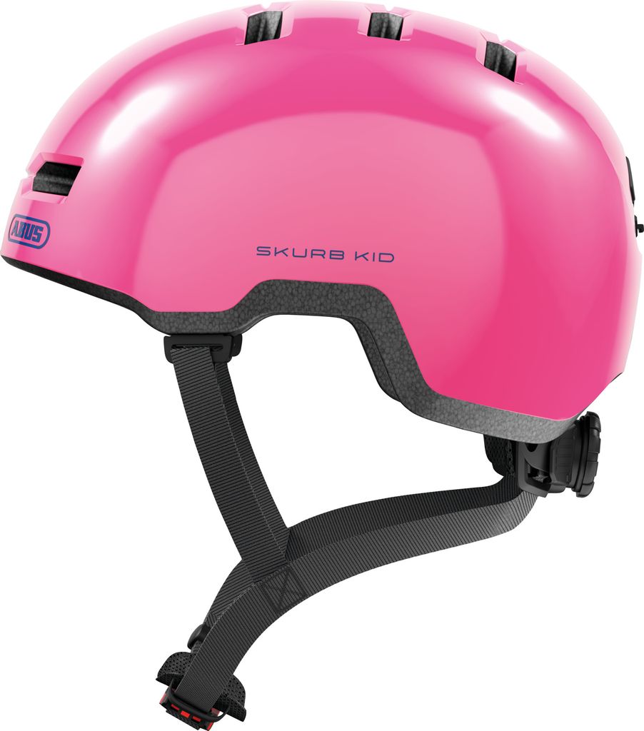 ABUS Kinderhelm Skurb Kid - robuster Fahrradhelm im Skater-Look mit Platz für einen Zopf und vielfältigen Designs - für Mädchen und Jungen - Pi...