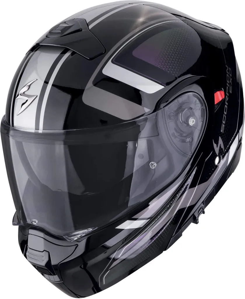 Casque modulable Scorpion EXO-930 Evo Ardens violet avec écran solaire