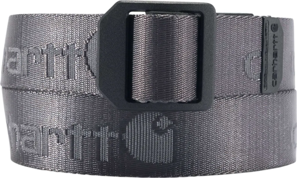 Ceinture de travail en nylon Carhartt A0005768 ajustable couleur Gravel