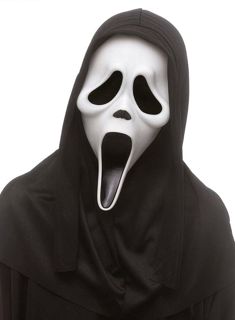 Maschera per bambini Scream con cappuccio - Taglia unica Immagine del prodotto 