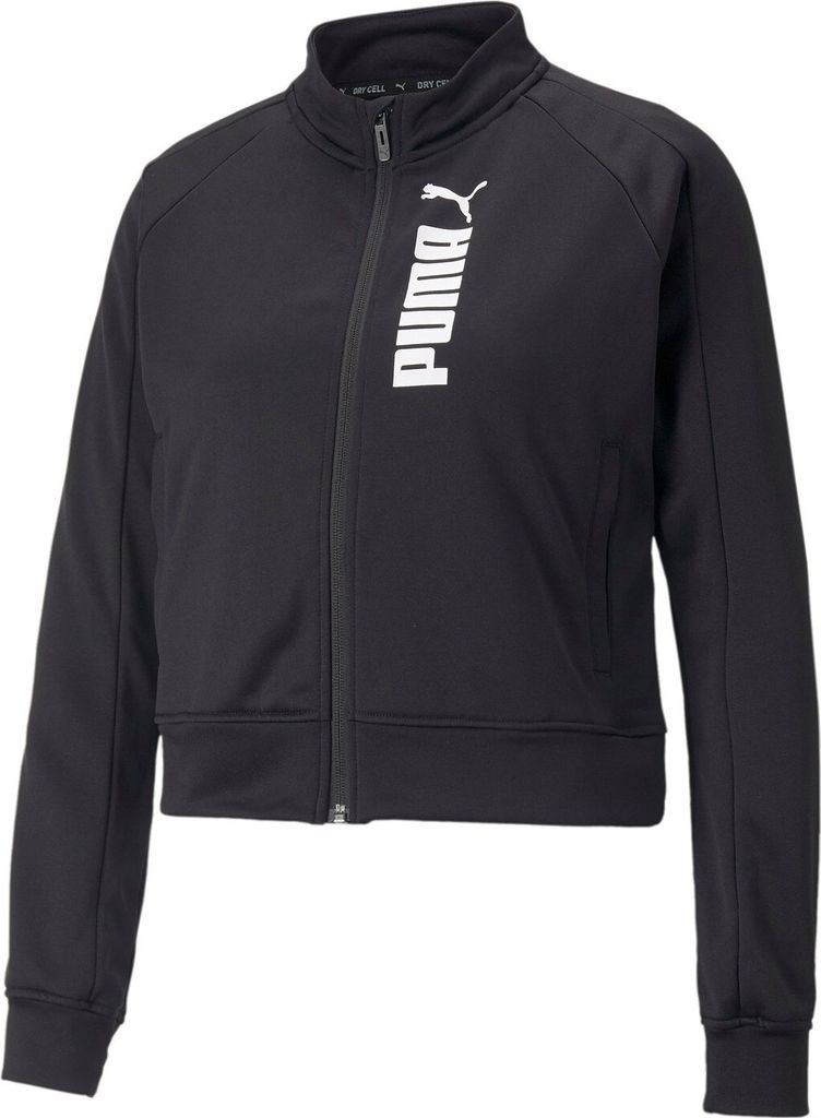 Puma Train All Day Trainingsjacke Damen schwarz weiß Gr XL