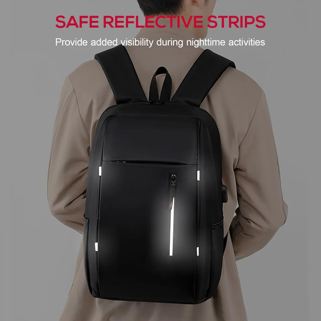 Sac à dos ordinateur très grand format avec compartiments organisés - 4