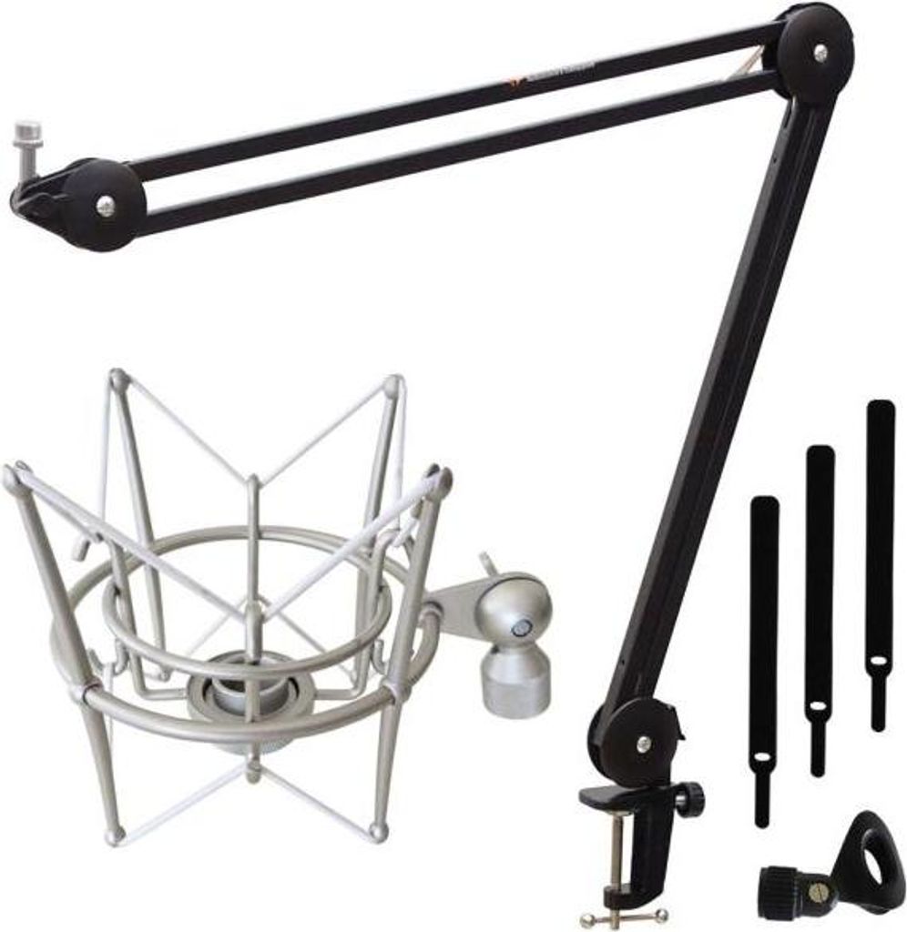 keepdrum MS138 Gelenkarm-Stativ mit MS089SV Mikrofon-Spinne