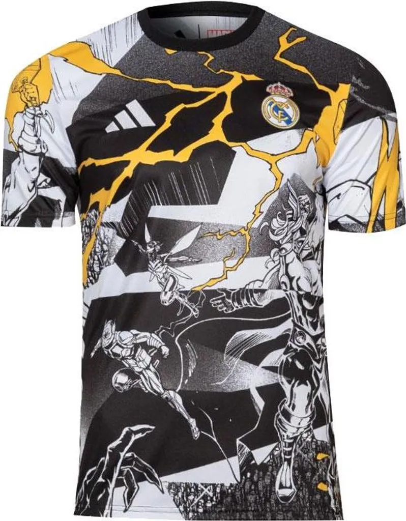 Haut d'échauffement Real Madrid Avengers adidas JZ9018 Football Homme