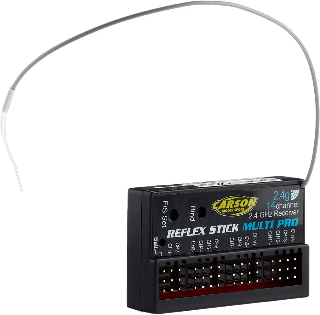 Récepteur Carson 14 voies 2.4 GHz pour émetteur 500501003 et 500501537