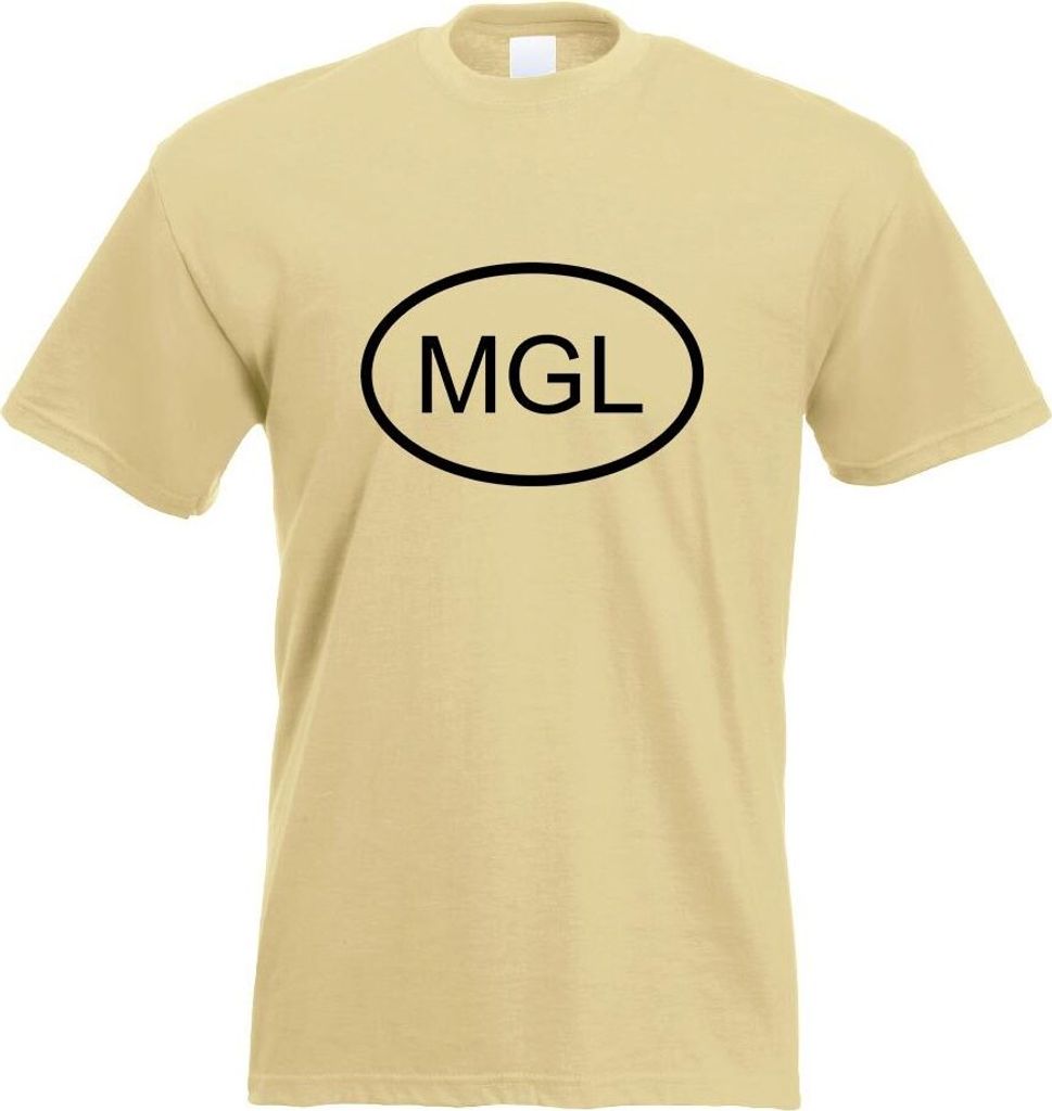 Kiwistar - T-Shirt - Khaki - Mongolei MGL Motiv Bedruckt Funshirt Design Print - mit Motiv Bedruckt - Funshirt Design - Sport - Freizeit - Herren - S