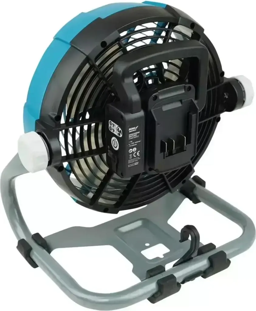 Ventilateur Orientable 2 Vitesses 18V Dedra - Fixation par Crochet - 4