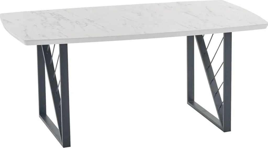 Luxus Tisch Weiß Edelstahl Tische Esstisch Italienisches Design