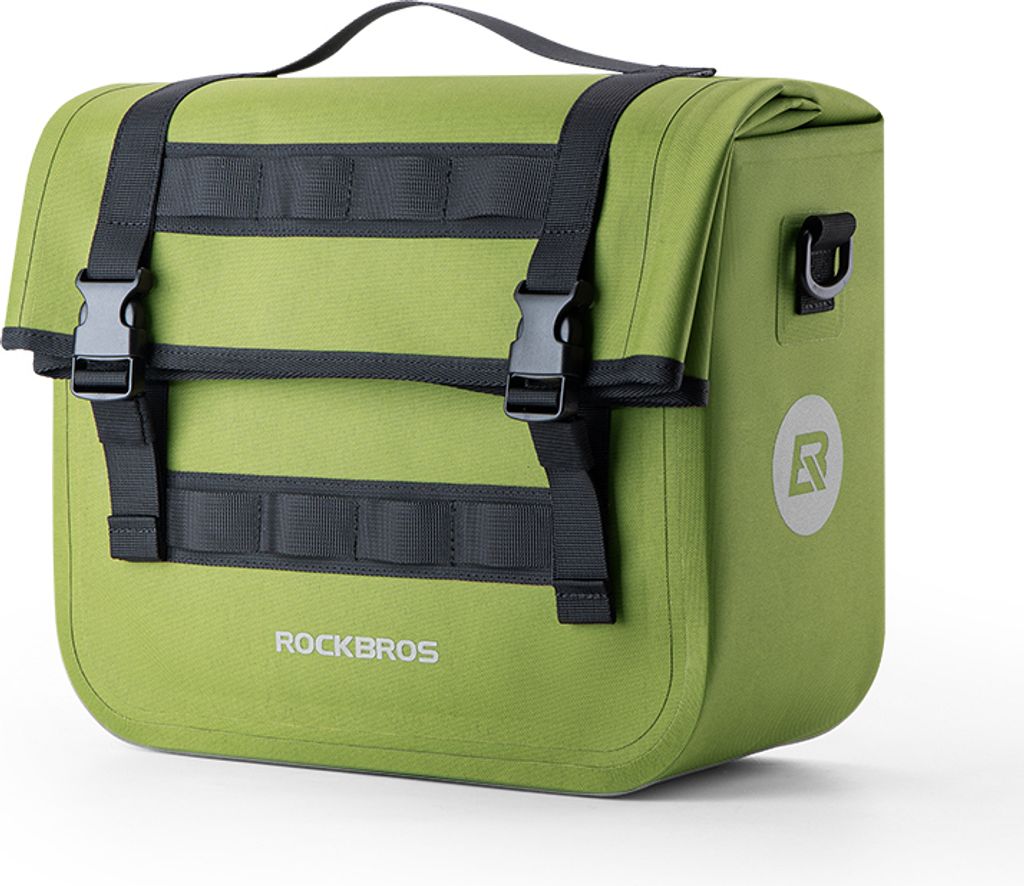 ROCKBROS 1 pezzo borsa per bicicletta/moto 600D 9-15L verde Immagine del prodotto 
