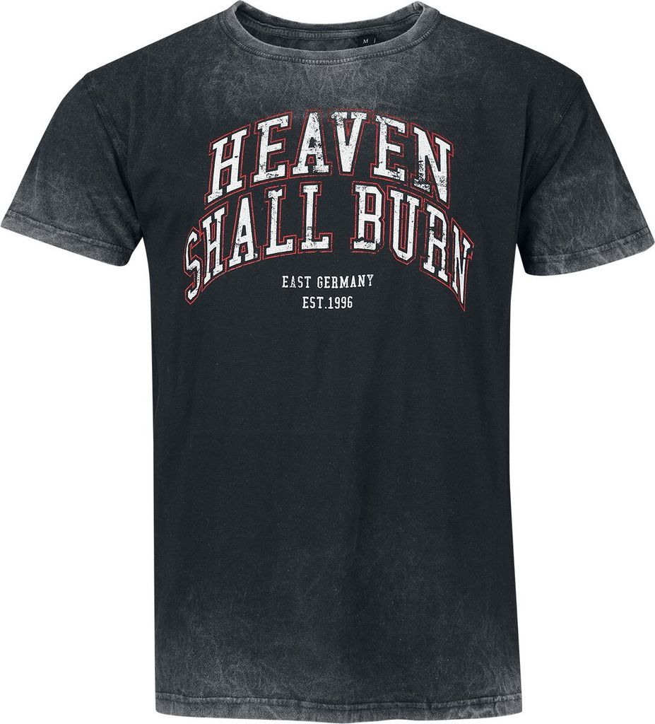 Heaven Shall Burn T-Shirt Herren Never grau Band-Merch, Bands 100% Baumwolle M