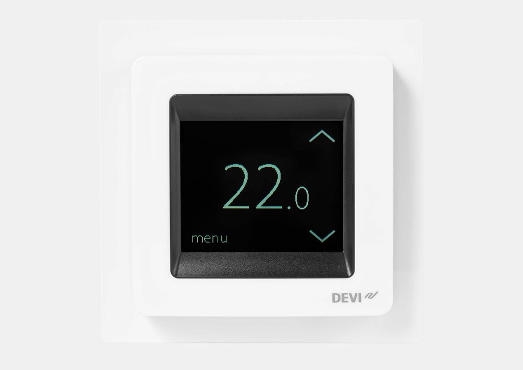DANFOSS DEVI DEVIreg Touch bianco polare 140F1071 orologio Immagine del prodotto 