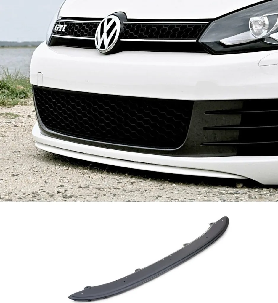Spoiler Avant Flexible pour VW Golf 6 GTI 2008- Lame Cup Haute Qualité