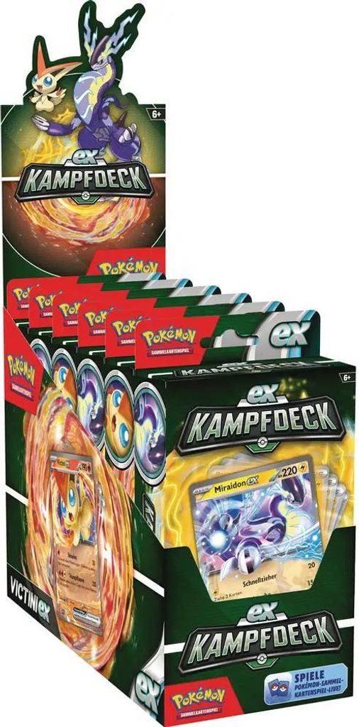 Amigo Pokemon EX Kampfdeck Victini & Miraidon Produktbild 