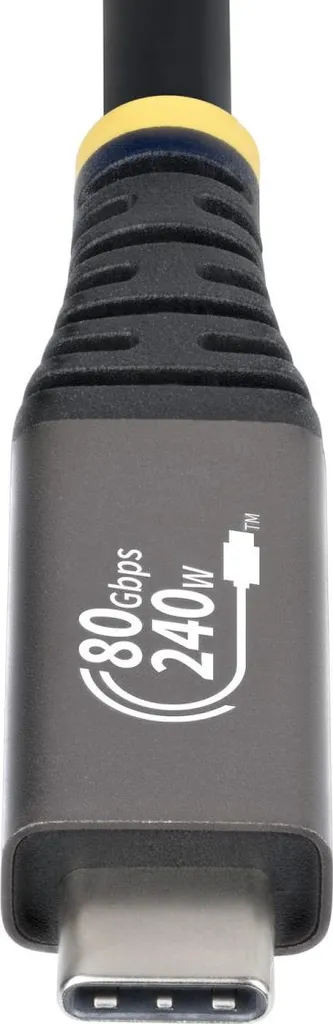 Câble USB4 80Gbps StarTech.com 50cm - Charge 240W et Vidéo 8K DP2.1 - 4