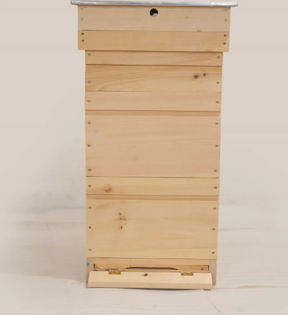 Ruche d'abeilles pour jardin et verger - Habitat en pin spécial abeilles
