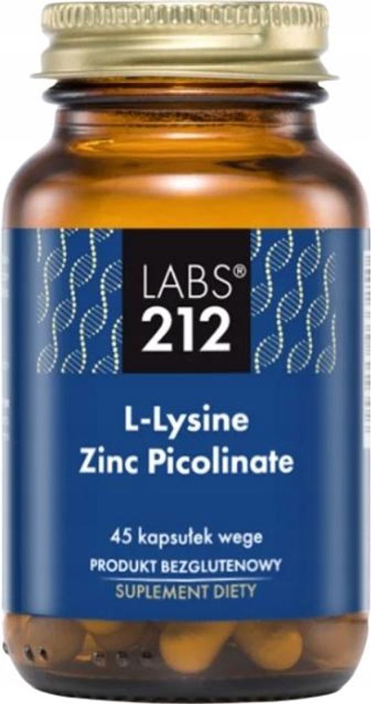 L-Lysin-Zinkpicolinat LYSIN ZINK Immunität LABS212 45 Kapseln