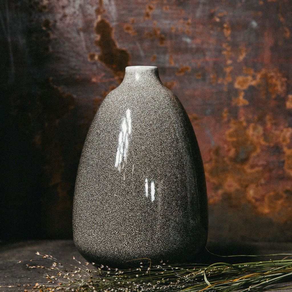 Vase Avik - braun: large
