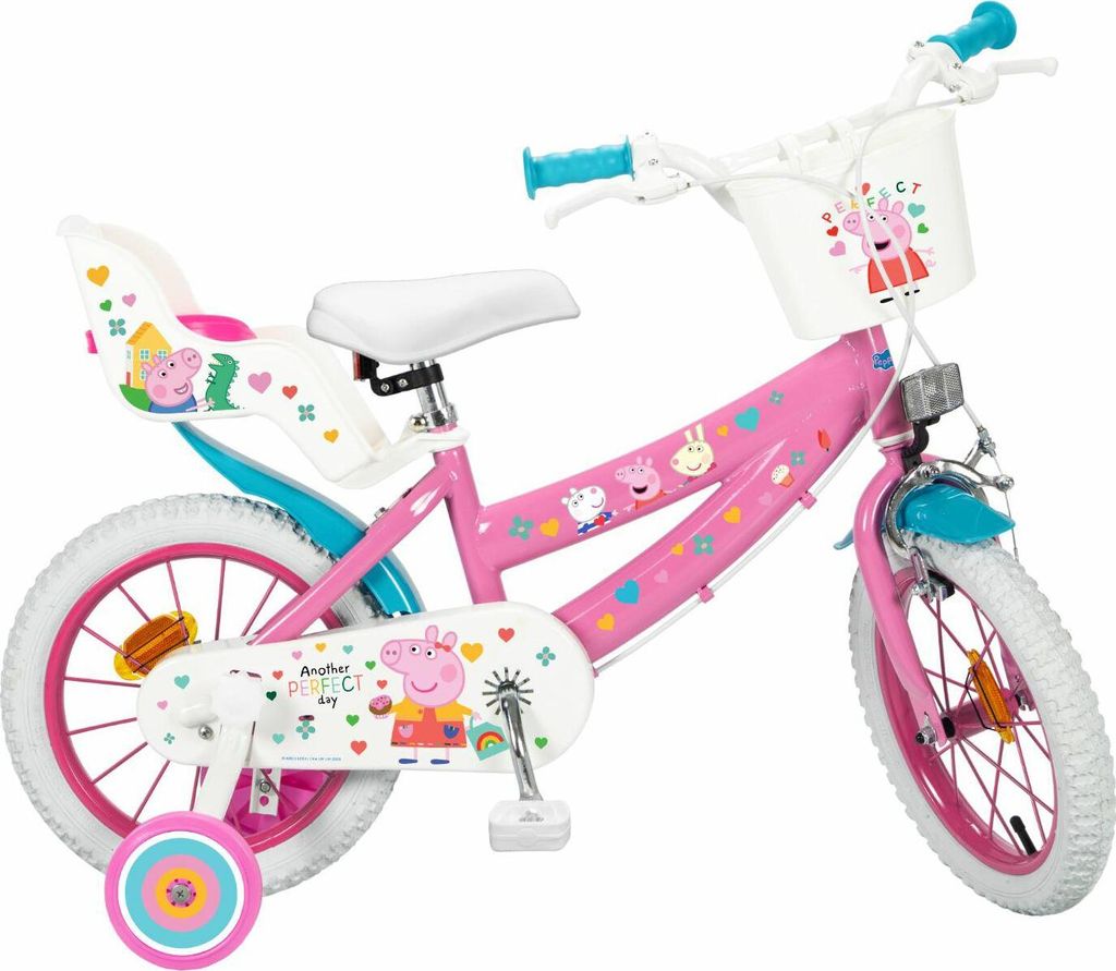 Bicicletta per bambini Toimsa 14" Peppa Pig rosa 1495 Immagine del prodotto 