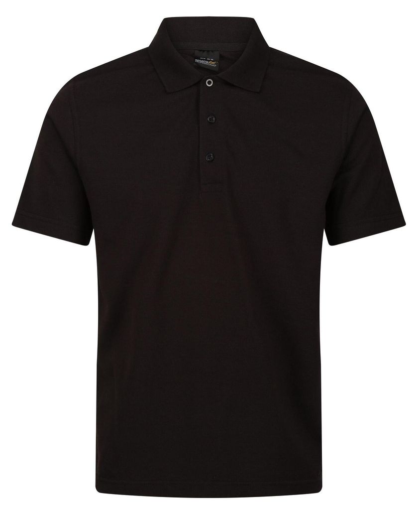 Regatta - "Pro 65/35" Poloshirt für Herren kurzärmlig LT247 (XXL) (Schwarz)