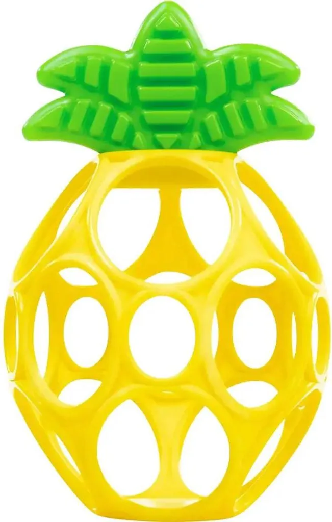 Hochet Ananas Oball Facile à Saisir pour Bébé : Évitez les Chutes de Jouets