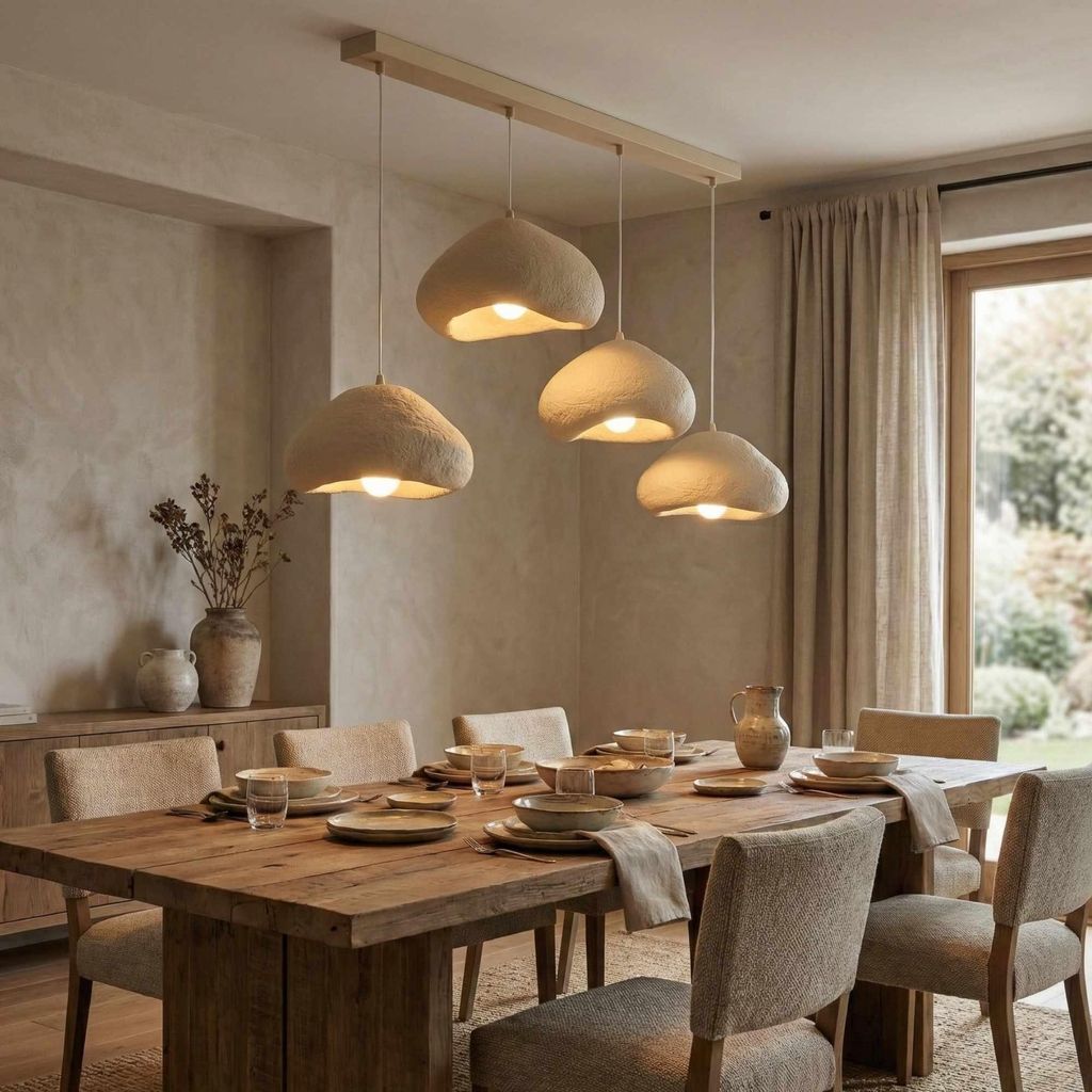 Opviq, Elegante Pendelleuchte aus Metall mit Produktbild 