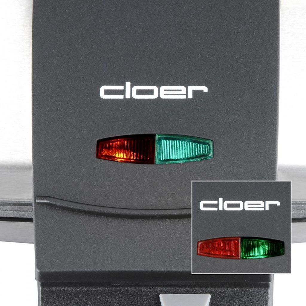 CLOER Zimtwaffelautomat 1431 930Watt Edelstahl Produktbild 9