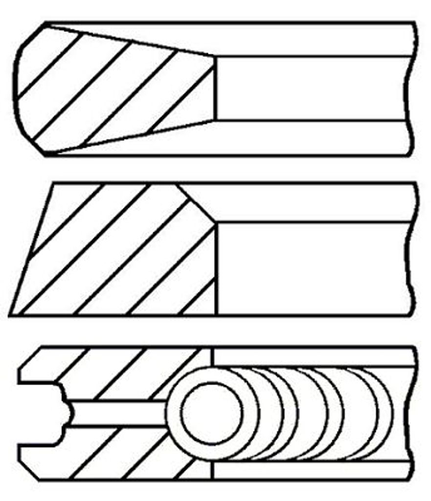 Kolbenringsatz GOETZE 08-105500-00