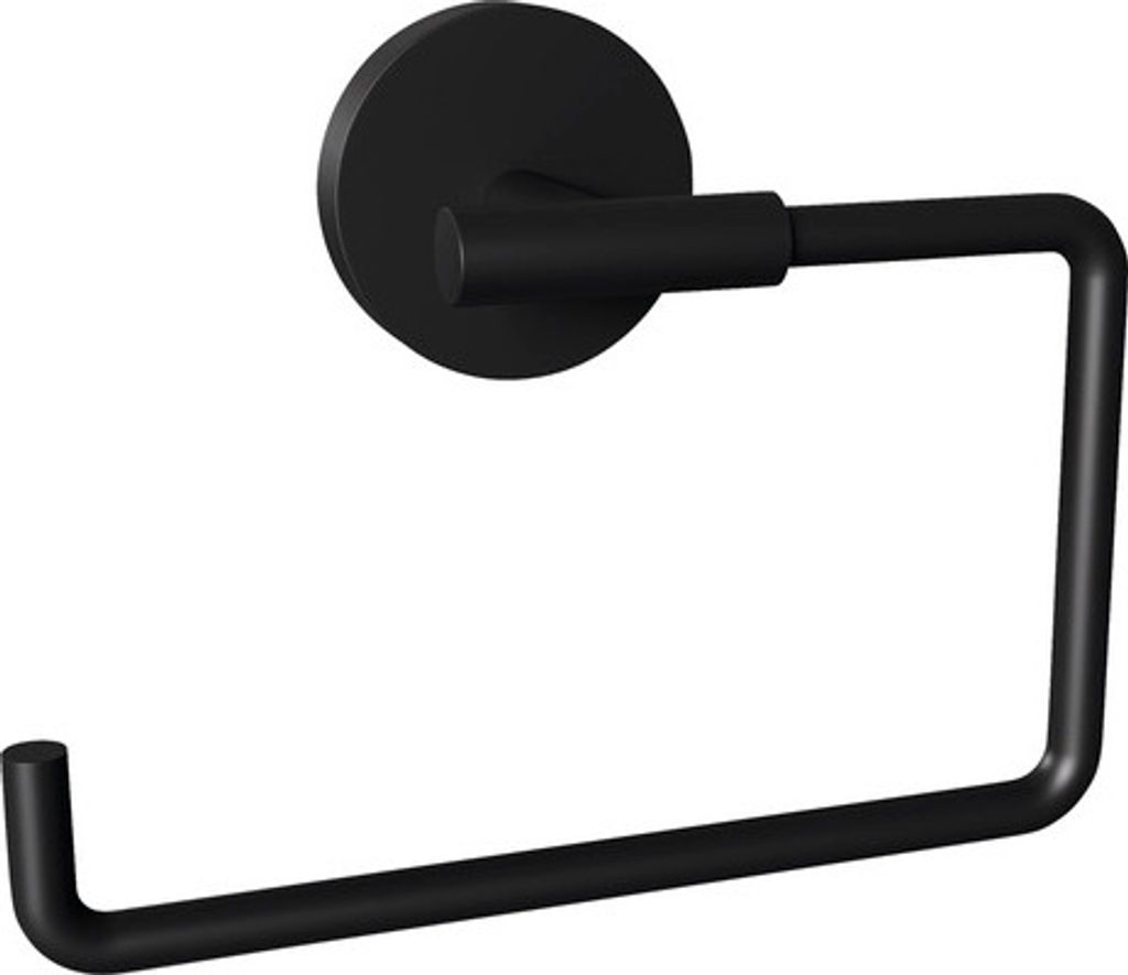 REIKA Toilettenpapierhalter SAKU schwarz matt Produktbild 