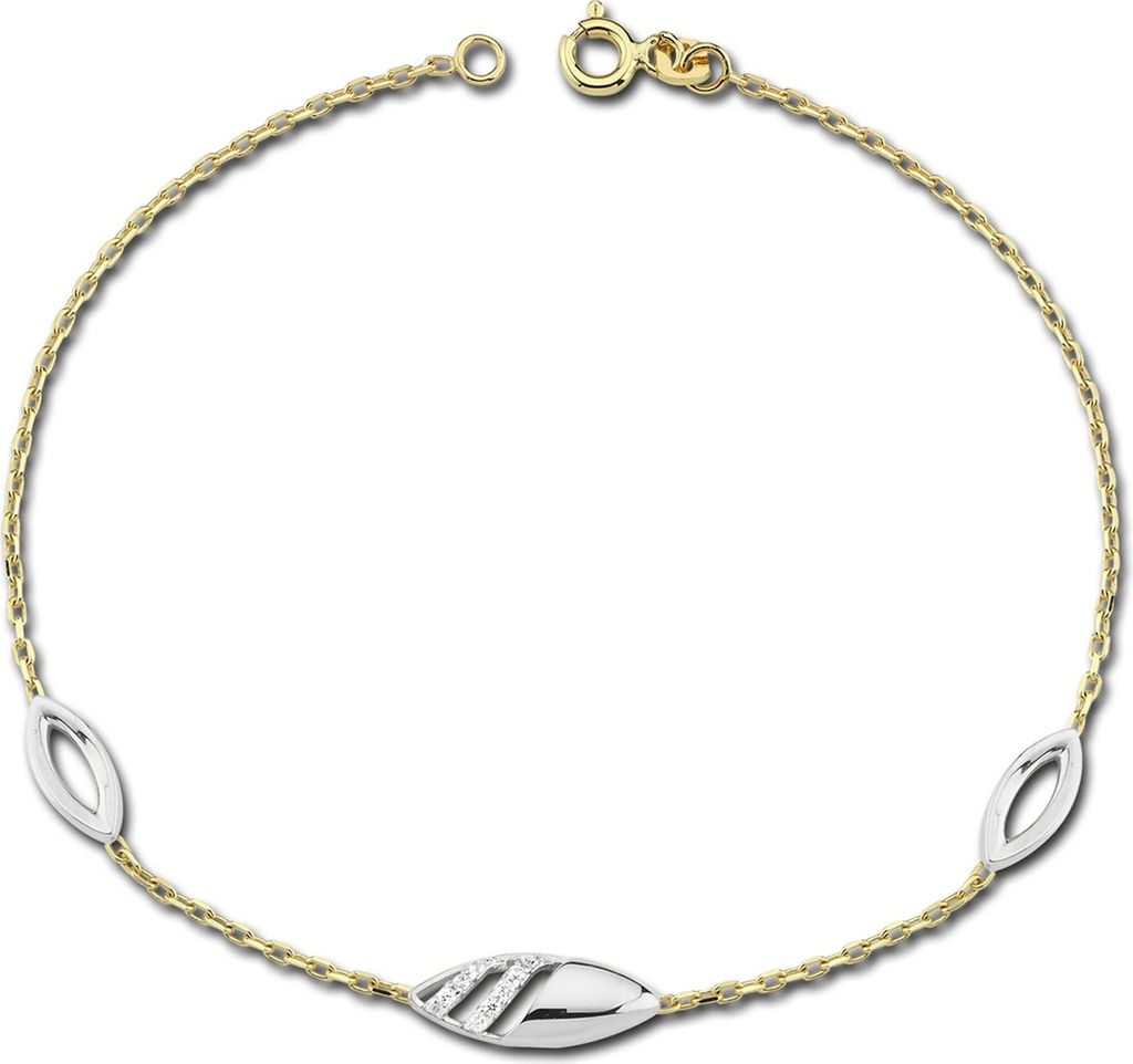 Balia Armband Gold 333 weiß, gold Damen Schmuck BGA0002W8