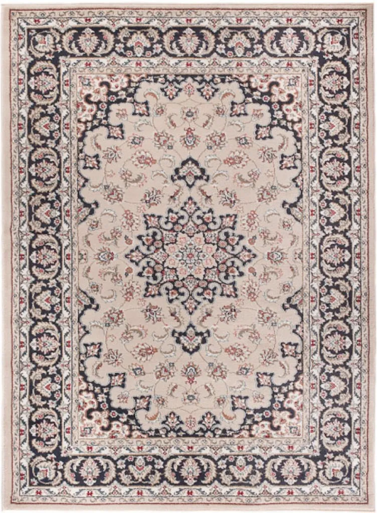 Tapis COLORADO Classique Beige Crème 200x300 cm pour Grand Salon Chic