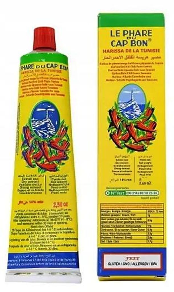 Harissa  Le Phare du CAP BON  SEHR SCHARF CHILI Paste 140 Image du produit 