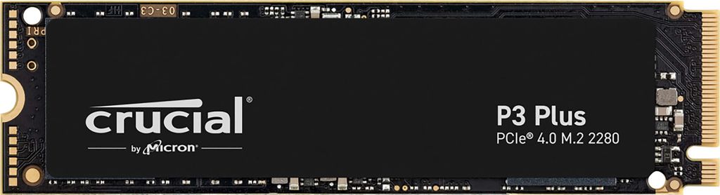 Crucial P3 Plus M.2 500GB PCIe 4.0 3D NAND NVMe, Produktbild 