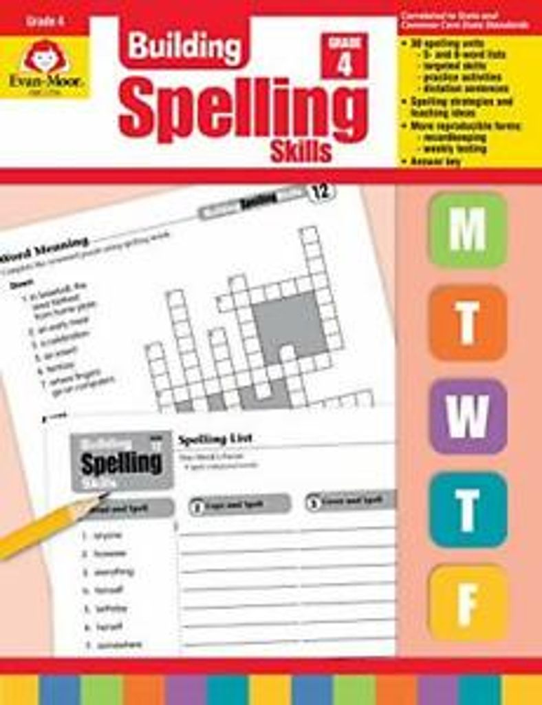 Building Spelling Skills Grade 4 Te Produktbild 