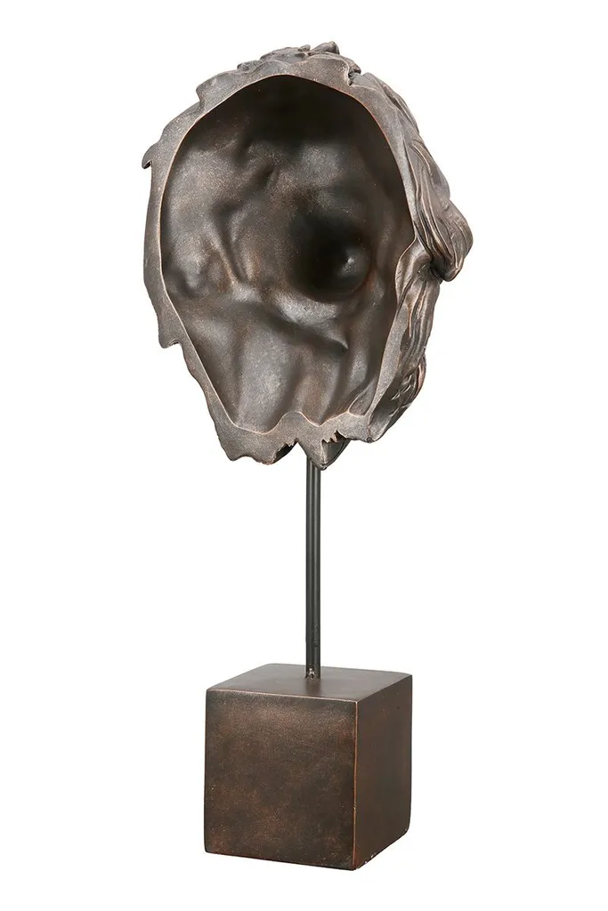 Statue de Tigre décorative style bronze pour salon chic - 47,5 cm - 10