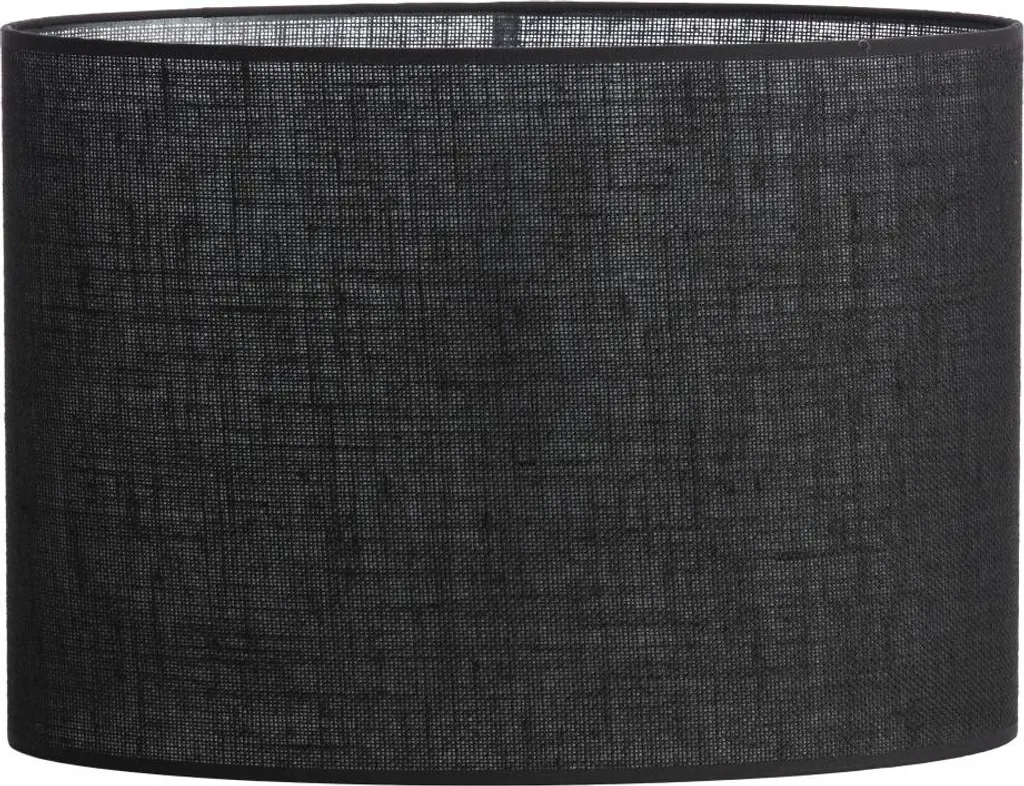 Abat-jour Textile Noir Sendai E27 - Finition Haute Qualité Light & Living