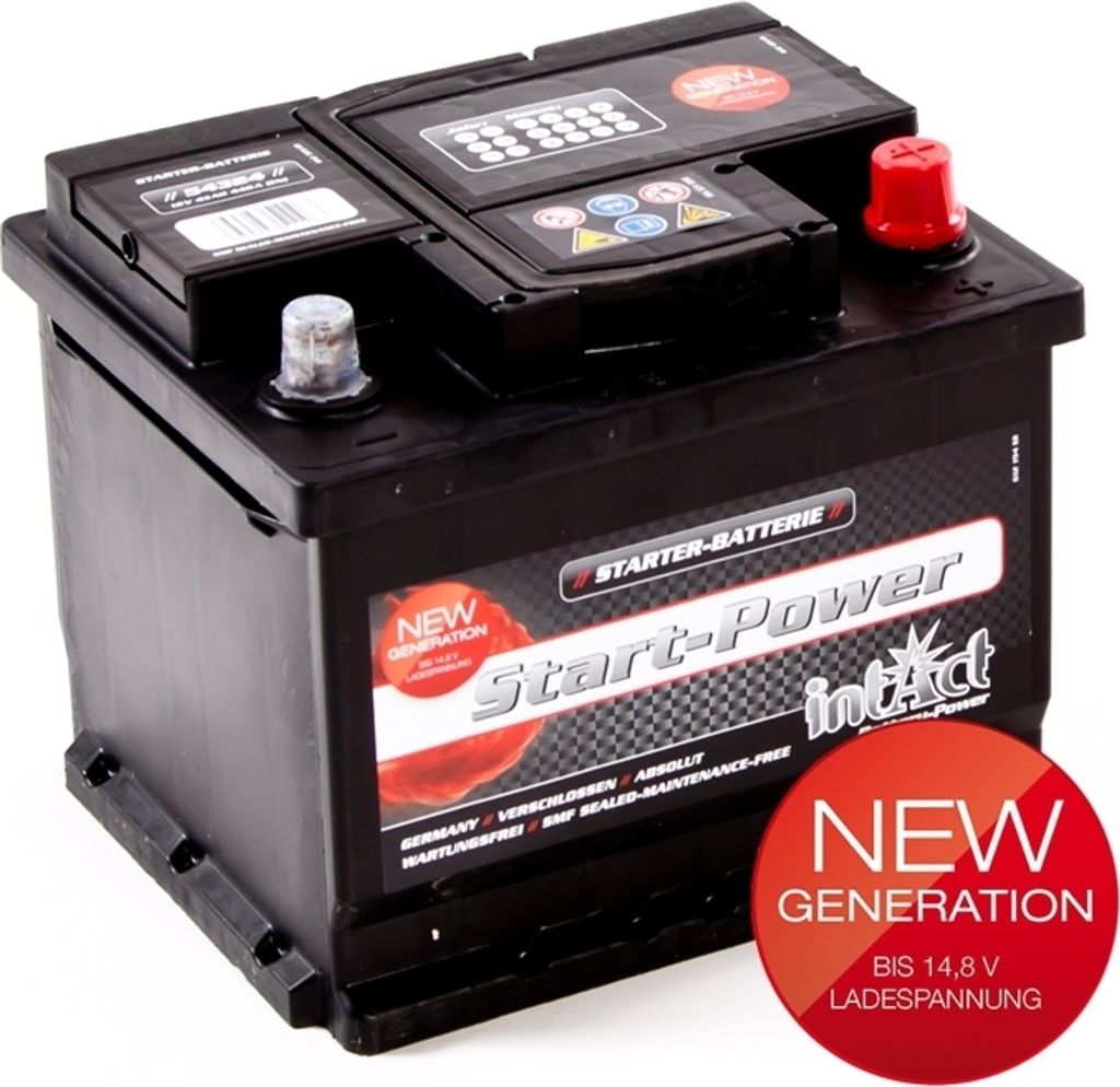 intAct - 54324 - Start-Power - 12 Volt 43Ah 440 A (EN)
