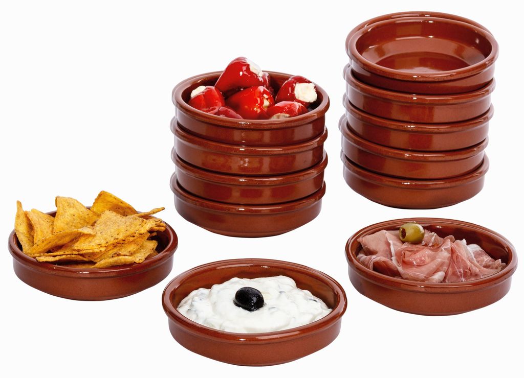 12er Set Cazuela Ton-Schale Bruno Ø 12cm Größe S Produktbild 