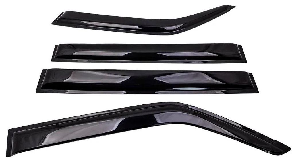 Windabweiser Auto - Fensterregenschutz für Pajero NS NT NW NX SUV - Regenabweiser - Wetterschutz für Seitenscheiben
