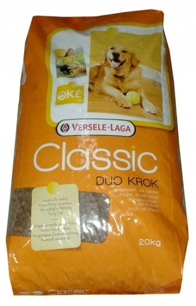 Alimentation Chien Classic Duo Krok 20 kg - Croquettes Multicolores