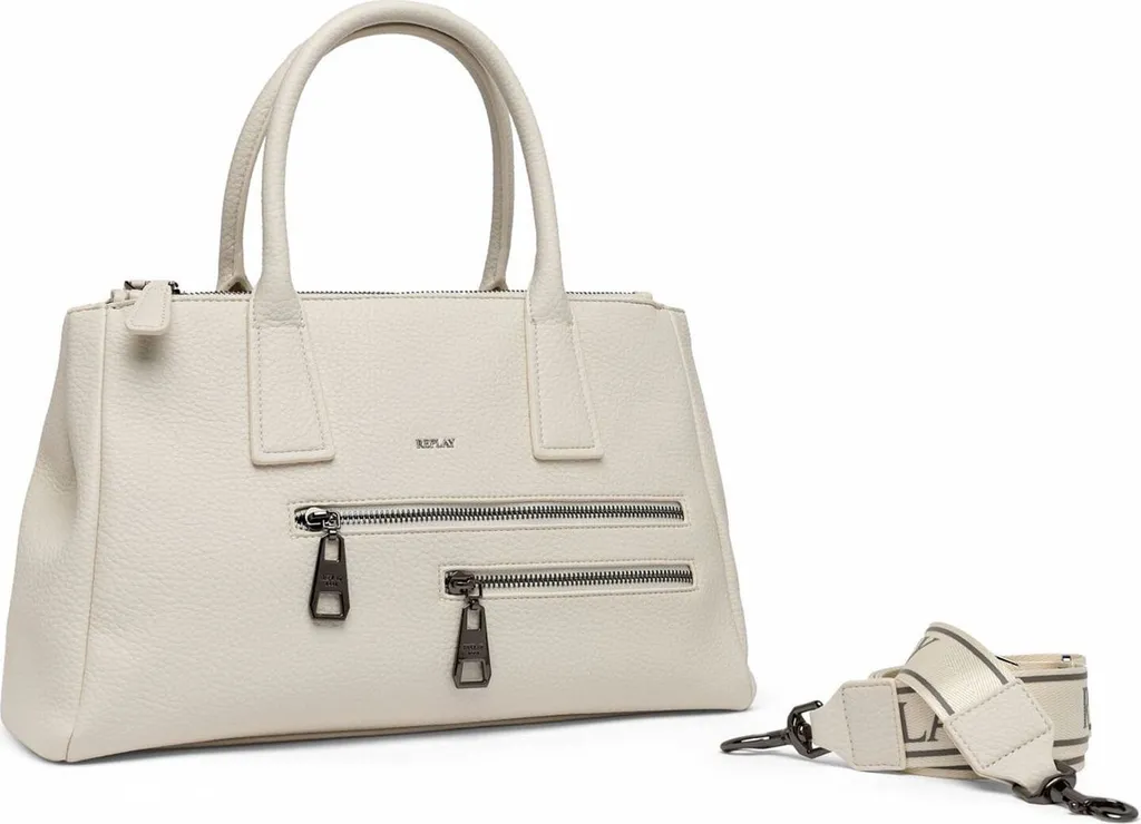 Sac à main Replay Birch écru : fini le désordre avec ce sac à épaule chic