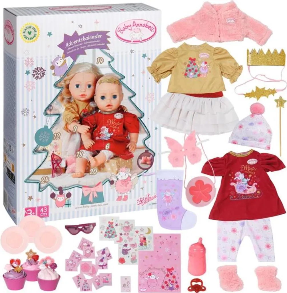 Calendrier de l'Avent Baby Annabell pour imaginer des histoires de Noël
