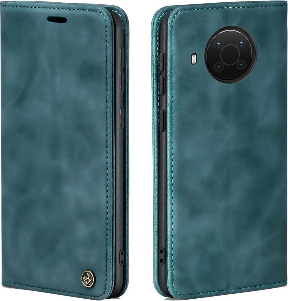 Handy Hülle für Nokia X10 / X20 Klapphülle Bookcase Flip Cover Handy Tasche Etui Farbe: Petrol
